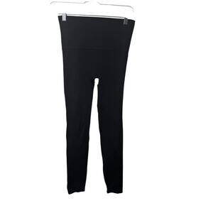 Spanx Leggings Women’s S Black Pullon Stretch‎ Tummy Control Casual Everyday
